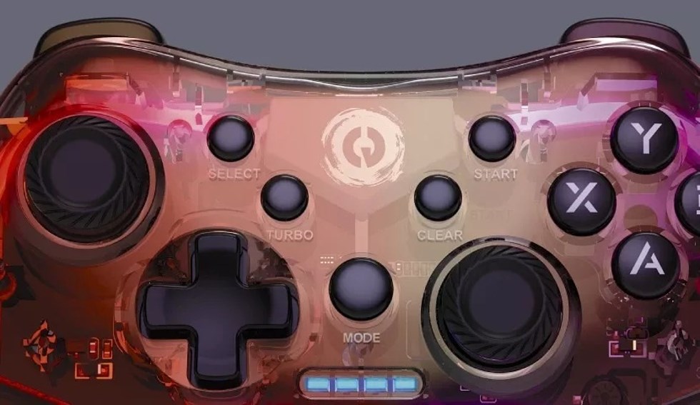 Canyon Bezdrátový gamepad GPW-04 RGB 5v1 17 tlačítek